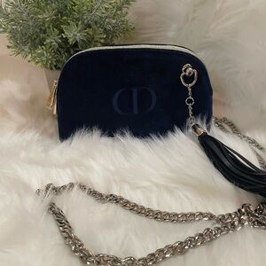 NWOT Christian Dior Beauty Bag w/ chain